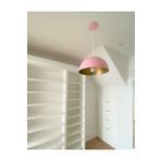 demet habek mylights Mylights Modern Spor Cocuk Odası Genc Odası Yatak Odası Pembe Metal Sarkıt Avize 30 Cm