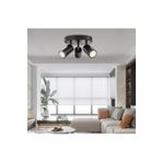 demet habek mylights Mylights Üçlü Metal Tavan Salon Led Avize Plofonyer #spot Tasarruflu Led Ampul(#OSRAM MARKA)günışığı