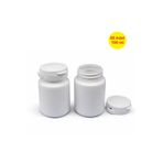 demethome 50 Adet 100 ml Yırtılır kapak Plastik Boş Sakız-ilaç-ecza-tablet Kutusu şişesi 100 cc TİCARİ - HOBİ