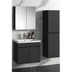 DEMEZLER MOBİLYA Viena Banyo Dolabı ve Ayna Üst Modül Takım