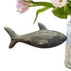 Demir Balık - Demir Köpekbalığı Şeklinde Ev Dekorasyonu - Deniz Temalı Metal Hayvan Dekorasyonları | Giriş Mutfak Tezgahı Salon Çalışma Odası Dolap Ofis Çocuk Odası Tatil Doğum Günü