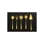 Demir Çeyiz Dmr Life 5 Parça Titanyum Gold Sos Servis Takımı (küçük Boydur)