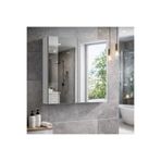 DEMİR DİZAYN Lavabo Üstü Aynalı Banyo Dolabı Iki Kapaklı 60x60