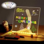 Demir Grup cc Buffer® LED Işıklı Kendiliğinden Renkli Fosforlu Kalemli Kare Yazı Panosu 20X20 cm
