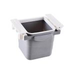 Demir Grup cc Buffer® Mini Masa Çöp Kovası Plastik Tezgah Altı Geri Çekilebilir Yapışkanlı Görünmez Bölme Pratik