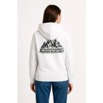Demir Grup cc Nihilist Penguen Temalı Oversize Kapüşonlu Sweatshirt - Beyaz - L