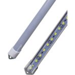 Demir Led Alüminyum Kasalı Çubuk Bar LED 12V 72 Ledli 5730 Şeffaf Cam Yeşil LED