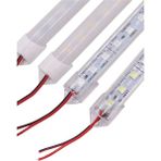 Demir Led Alüminyum Kasalı Çubuk Barled 12V 72 Ledli 5730 Şeffaf Cam Günışığı LED