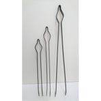 Demir Maşa - Mangal Soba Maşası - Şömine Maşası Ateş Maşası 3 Boy 3'Lü Set 40-50-60Cm