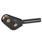Demir Plaka Çubuğu Için Çift Kasnak Kılavuz Yüzük TROLLING ROD ÇOCUK ALICI TOPU TOPU, Tekne Çubuğu, Balıkçı Çubuk Çift Silindir (5.0mm)