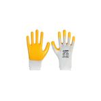 Demir Safety D007 Sarı-Beyaz Nitril Eldiven