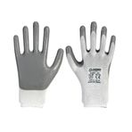 Demir Safety Nitril Gri Beyaz Eldiven