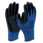 Demir Zebra Nitril Eldiven Mavi Siyah 10 No