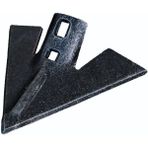 Demiray Çelik 6 Mm Kültivatör Pabucu - 24 Cm Kaz Ayağı Bıçağı