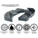 Demiray Federli Yagmur Dizel Capa Makinasi Capa Bicagi Takimi (26 Cm - 24 Adet)