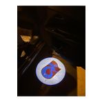 DemirciStore Trabzonspor 2 Adet Araba Motor Kapı Altı Logo Led Işık
