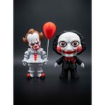 Demirhan3D 🎈 Pennywise & Jigsaw Korku Figürü 2’li Set – 16 cm & 13 cm 3D Baskı Koleksiyon Figürleri | Dayanıklı Pla Dekoratif Biblo