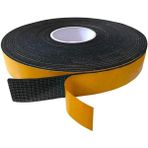 Demiriz Yapışkanlı Epdm Sünger Şerit 10*25 mm (50 Metre) - Siyah - 50 MT