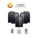 DEMİROĞLU EV TEKSTİL 5 ADET TAKIM ELBİSE KILIFI DOLAP DÜZENLEYİCİ ORGANİZER.