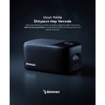Demmon Dme-18 Araç Buzdolabı 18 lt 12/24/220 V Kompresörlü Modeli ile Güçlü Soğutma - Siyah