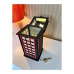 Demo Tasarım Tip Box - London Telefon Kulübesi Kumbara (BÜYÜK BOY SİYAH- KIRMIZI)