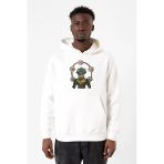 Demon Slayer Anime Hantengu Clone Beyaz Erkek 3İp Kapşonlu Sweatshirt