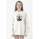 Demon Slayer Anime Hantengu Clone Beyaz Kadın 2ip Sweatshirt