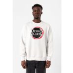 Demon Slayer Anime Squad Demon Slayer Kimetsu No Yaiba Beyaz Erkek 2ip Sweatshirt