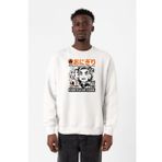 Demon Slayer Anime Super Yummy Beyaz Erkek 2ip Sweatshirt