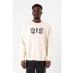 Demon Slayer Anime Upper Moon Demon Eyes Ekru Erkek 2ip Sweatshirt