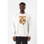 Demon Slayer Anime Zenitsu Poster Beyaz Erkek 2ip Sweatshirt