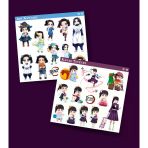 Demon Slayer-Aoi Kanzaki-Kanao Tsuyuri-Parlak Kağıt -2Li Sticker Set-Telefon Süsleme