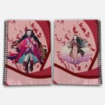 Demon Slayer Nezuko Çizgisiz A4 Okul Defteri 72 Yaprak Model 3 - Baskılı