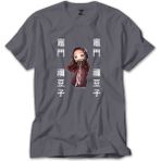 Demon Slayer Nezuko Kamado Gri Tişört - XL