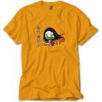 Demon Slayer Nezuko Kamado Tiny Sarı Tişört