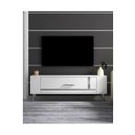 Demonte Decor Retrop1Dd Tv Sehpasi Beyaz-Gümüş