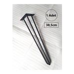 Demontepark 1 Adet-38,5cm Metal Firkete Ayak, Sehpa Ayağı, Zigon Sehpa Ayağı
