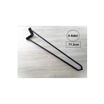 DEMONTEPARK 4 Adet-71,5cm Metal Firkete Ayak,masa Ayağı,mutfak Masası Ayağı