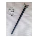 DEMONTEPARK 4 Adet-73cm Ahşap Masa Ayağı-siyah Renk-üst Ayak Çapı: 5,5cm