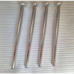 Demontepark 4 Adet Metal Konik Ayak Masa Ayağı Gümüş Renk 73.5 Cm Açılı Ayak
