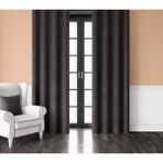 Demor Home Kadife Dokulu Ekstrafor Büzgülü Duman Grisi Tek Kanat 300x250 cm Fon Perde