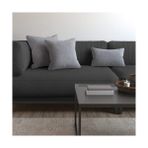 Demor Home Soft Series Gümüş Grisi Kırlent, Yastık Kılıfı - 50 x 30 cm