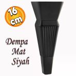 Dempa Lüks Mobilya Oturma Grubu Kanepe Sehpa Tv Ünitesi Koltuk Ayağı 16 Cm Siyah Baza Ayakları