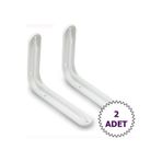 Dempol Raf Altı L Ayak Demiri 23 X 29 Cm (2 Adet) - Dolap İçi Düzenleyiciler - 44928
