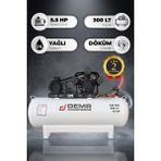 Demr Kompresör Hava Kompresörü Pistonlu 500 Lt 3 Kafa 8 Bar 10 Hp IDM-390