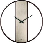 Demre Gümüş Minimalist Tasarım Metal Duvar Saati