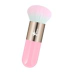 Demstar Professional Make-up Luxury Kabuki Fondöten Pudra Ve Allık Makyaj Fırçası (Light-Pink Bronze Pink Hair Series)
