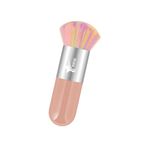 Demstar Professional Make-up Luxury Kabuki Fondöten Pudra Ve Allık Makyaj Fırçası (Orange-Grey Rainbow Hair Series)