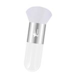 Demstar Professional Make-up Luxury Kabuki Fondöten Pudra Ve Allık Makyaj Fırçası (White-Grey White Hair Series)