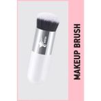 Demstar Professional Make-Up Luxury Kabuki Fondöten ve Allık Makyaj Fırçası Dm - Beyaz-gri